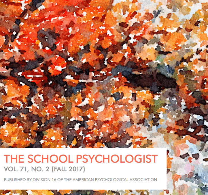 Call for Submissions – Public Education and Its Discontents: Psychological Science and PK-12 Education in the United States