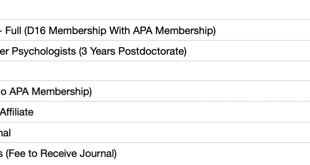 2016 APA Convention – Call for Proposals & Reviewers